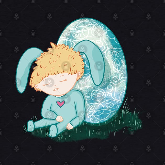 Cute anime Easter boy by Xatutik-Art